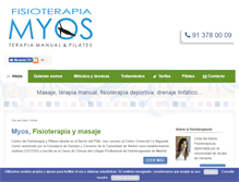 Tablet Screenshot of fisioterapia-myos.com